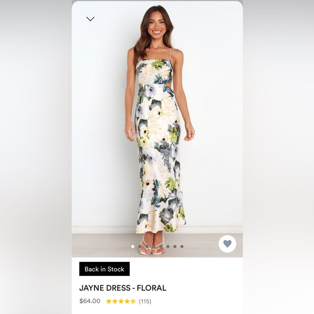 Jayne Dress Floral Size 6 - Perfect for tropical vacation!